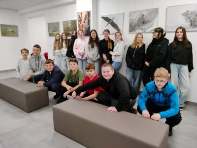 „Plastyka w terenie”- SP 1 na wystawie fotografii w PDK - 1
