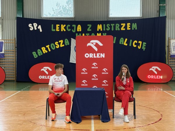 🏆 Lekcja z Mistrzem już za nami! To był niesamowity dzień w SP1! 🏃‍♂️💨 — zdjęcie 5