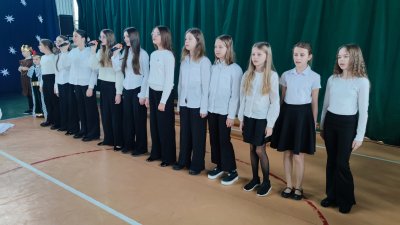 Świąteczna opowieść w wykonaniu uczniów 
