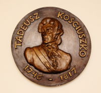 Medalion z wizerunkiem Tadeusza Kościuszki