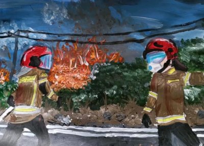 Rozstrzygnięcie OGÓLNOPOLSKIEGO STRAŻACKIEGO KONKURSU PLASTYCZNEGO - 15