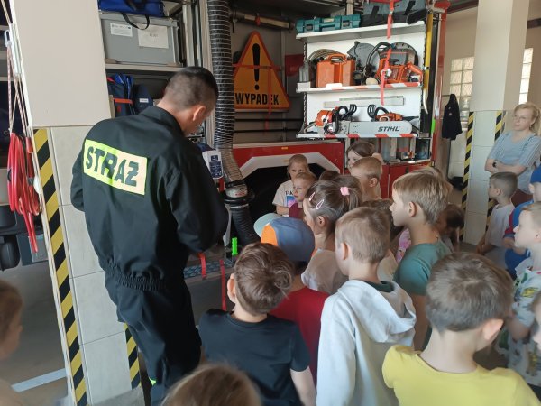 Oddziały przedszkolne w Komendzie Powiatowej Państwowej Straży Pożarnej w Parczewie — zdjęcie 4